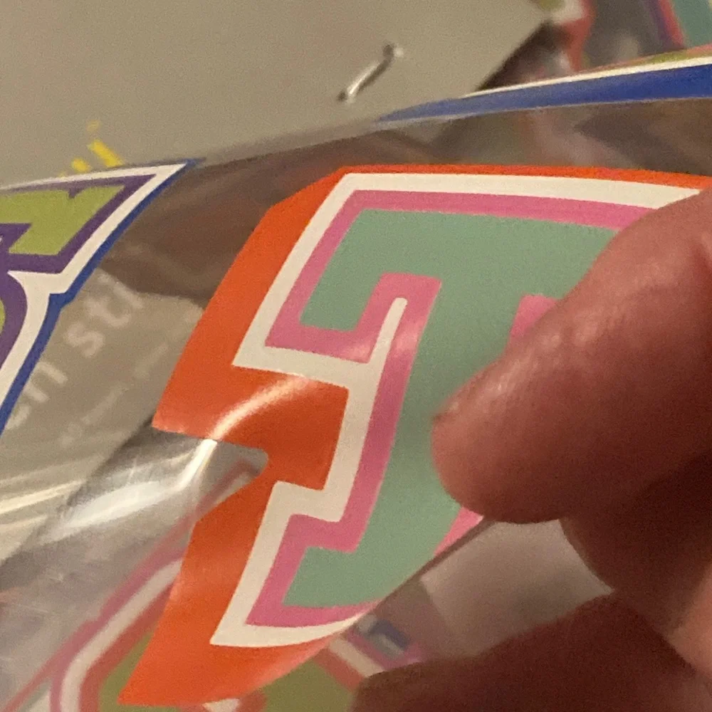 Heyday Vibrant Alphabet Tech Stickers set of 5pk